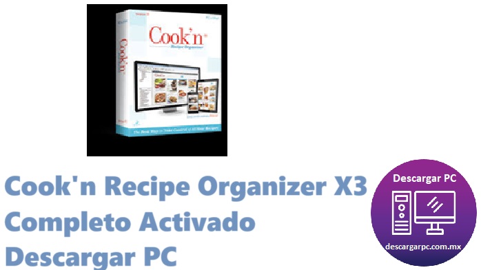 Cook'n Recipe Organizer X3 Completo Activado